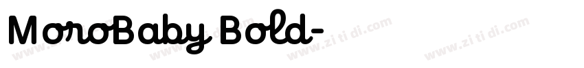 MoroBaby Bold字体转换